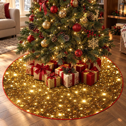 Round Christmas Tree Skirt Cover