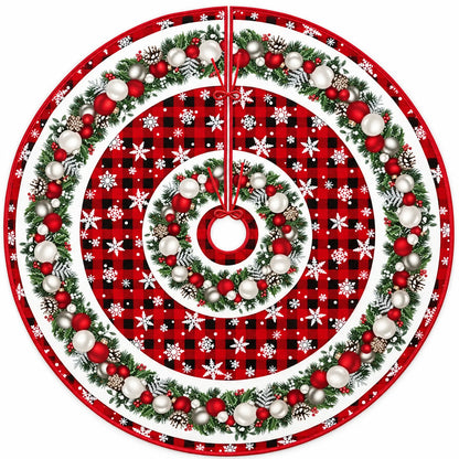 Round Decorative Christmas Tree Skirt