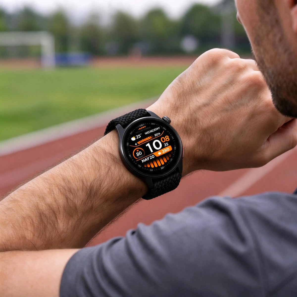 Round Display GPS Tracking Smartwatch