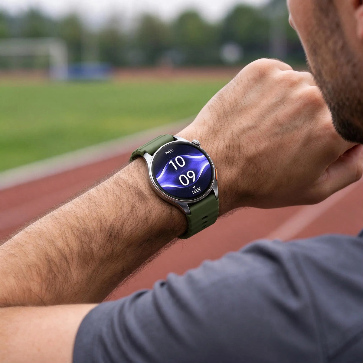 Round Display GPS Tracking Smartwatch