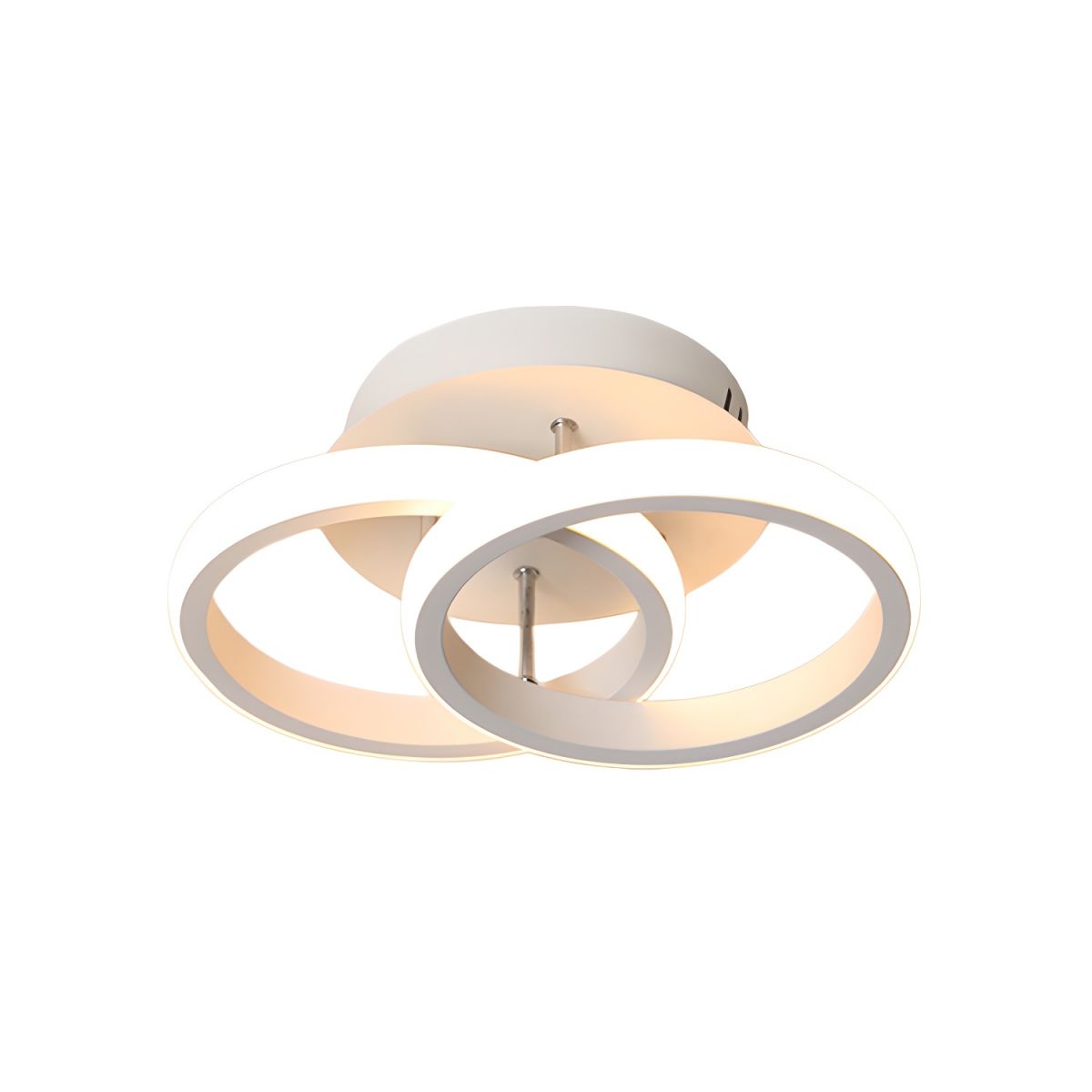 Round LED Ceiling Light Modern Metal Finish | Orienne