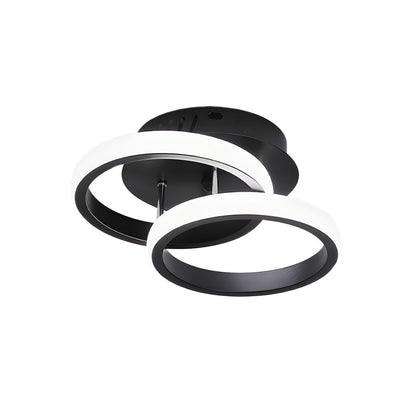 Round LED Ceiling Light Modern Metal Finish | Orienne