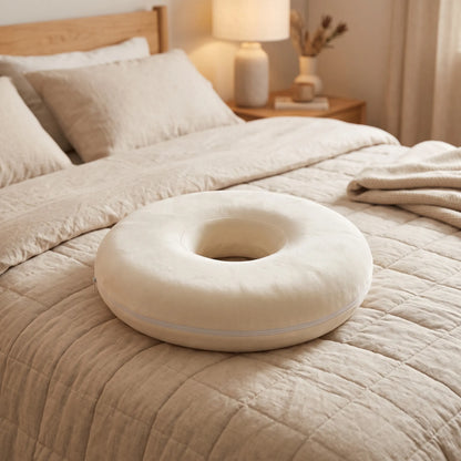 Round Memory Foam Doughnut Pillow