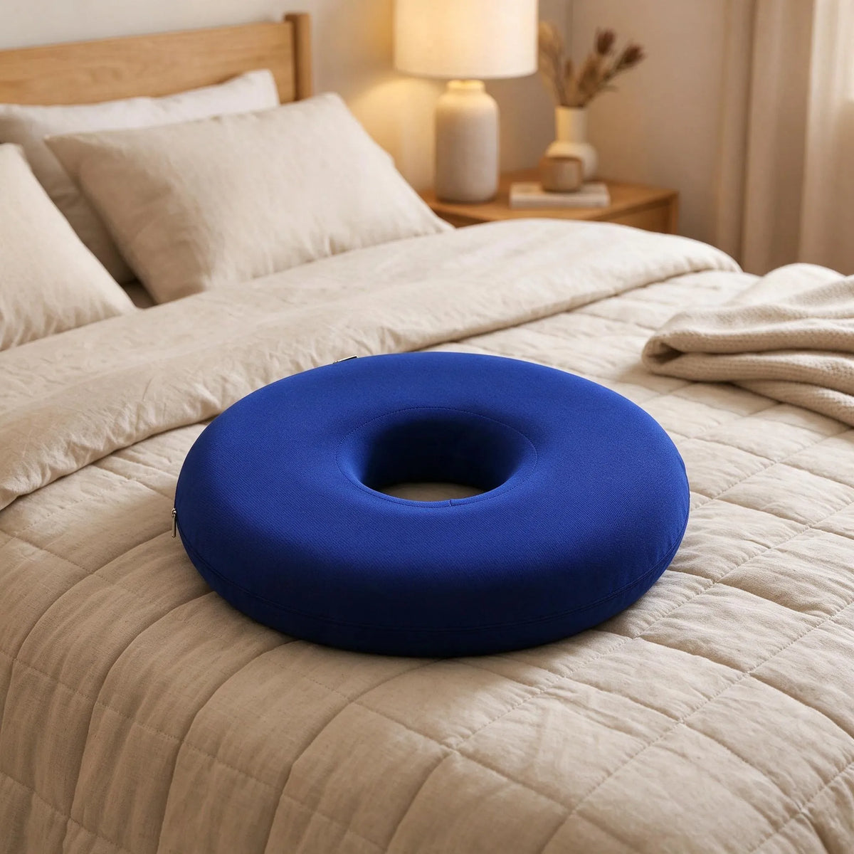 Round Memory Foam Doughnut Pillow
