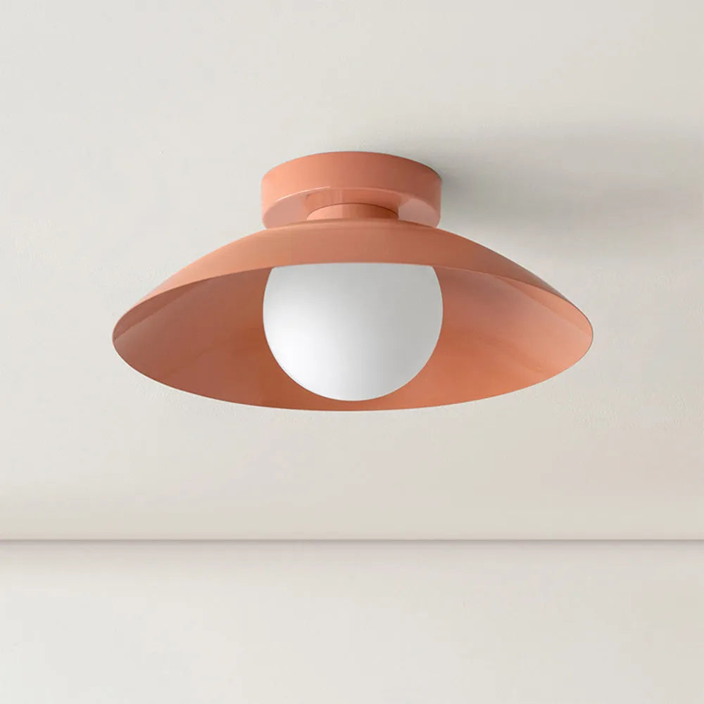 Round Metal Ceiling Light for Minimalist Spaces | Luvetra