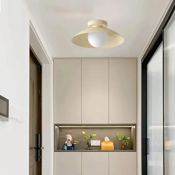 Round Metal Ceiling Light for Minimalist Spaces | Luvetra