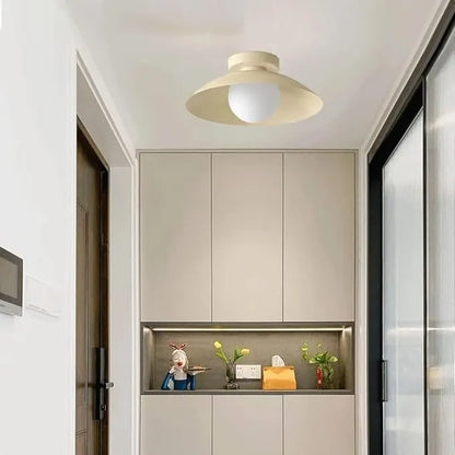 Round Metal Ceiling Light for Minimalist Spaces | Luvetra