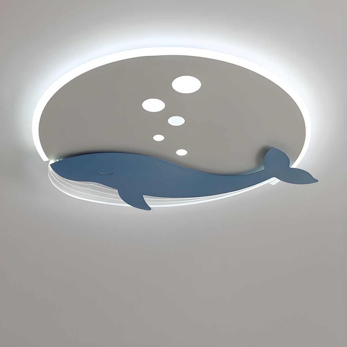 Round Metal Scandinavian Kids Ceiling Light | Tarvone