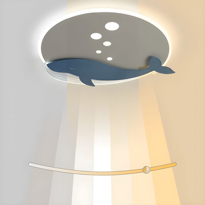 Round Metal Scandinavian Kids Ceiling Light | Tarvone