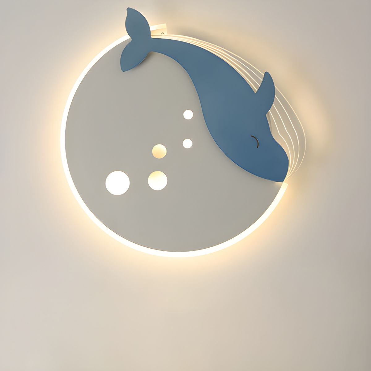 Round Metal Scandinavian Kids Ceiling Light | Tarvone
