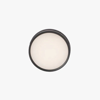 Round Outdoor LED Wall Light Modern Metal Design | Quorix