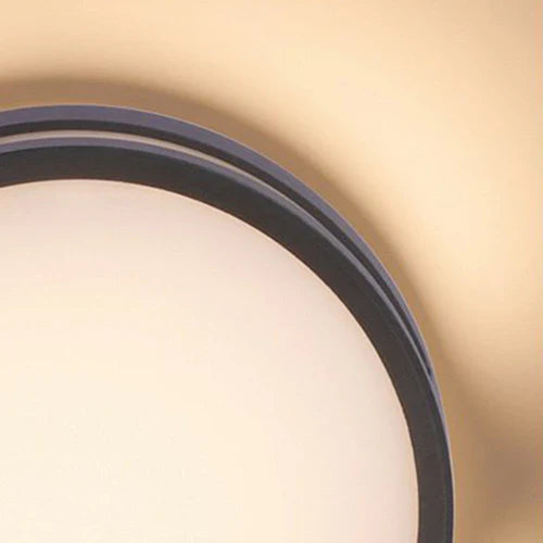 Round Outdoor LED Wall Light Modern Metal Design | Quorix