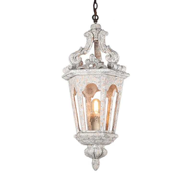 Rustic Distressed Wood Pendant Ceiling Light Hanging | Marora