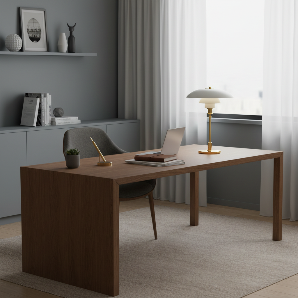 Scandinavian Elegance | Table Lamp for Bedroom and Living Room