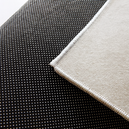 Scandinavian Colour Block Polyester Area Rug Non Slip | Navelis