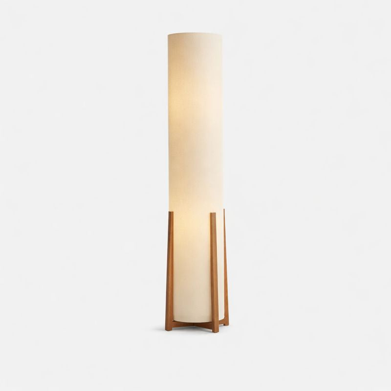 Scandinavian Floor Lamp Fabric Shade Interior Lighting | Melvino