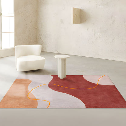 Scandinavian Polyester Rug with Non Slip Backing | Brimsel