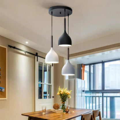 Scandinavian Resin Shade Pendant Light Fixture | Velires