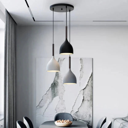 Scandinavian Resin Shade Pendant Light Fixture | Velires