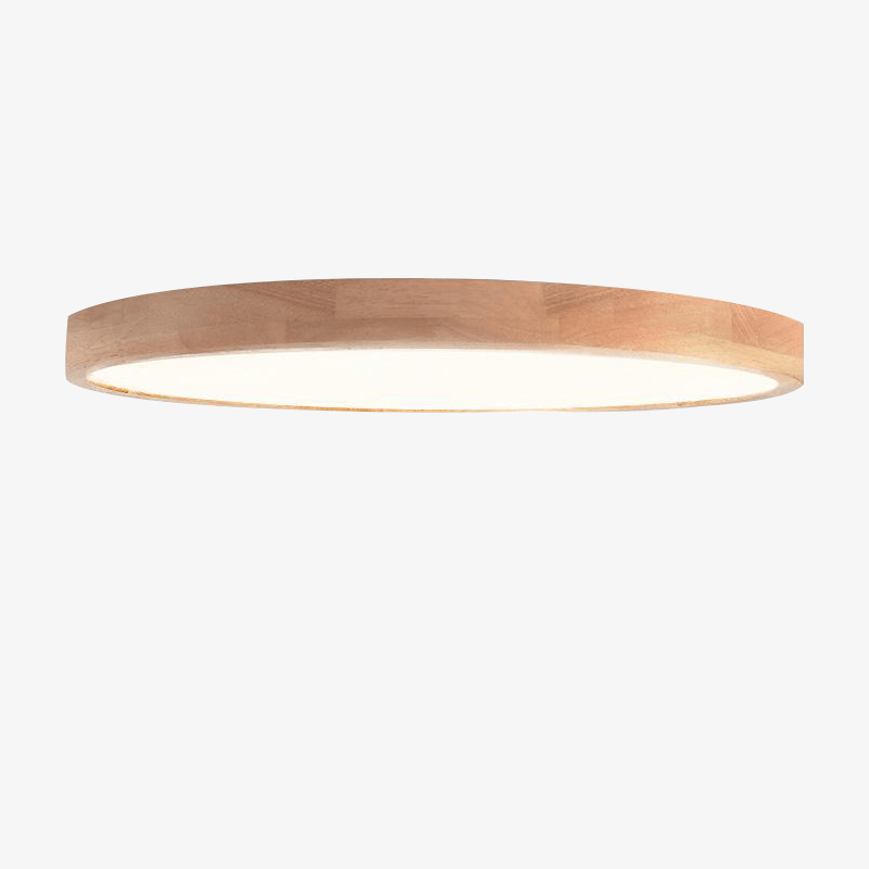 Scandinavian Wood LED Ceiling Light Slim Design | Velion