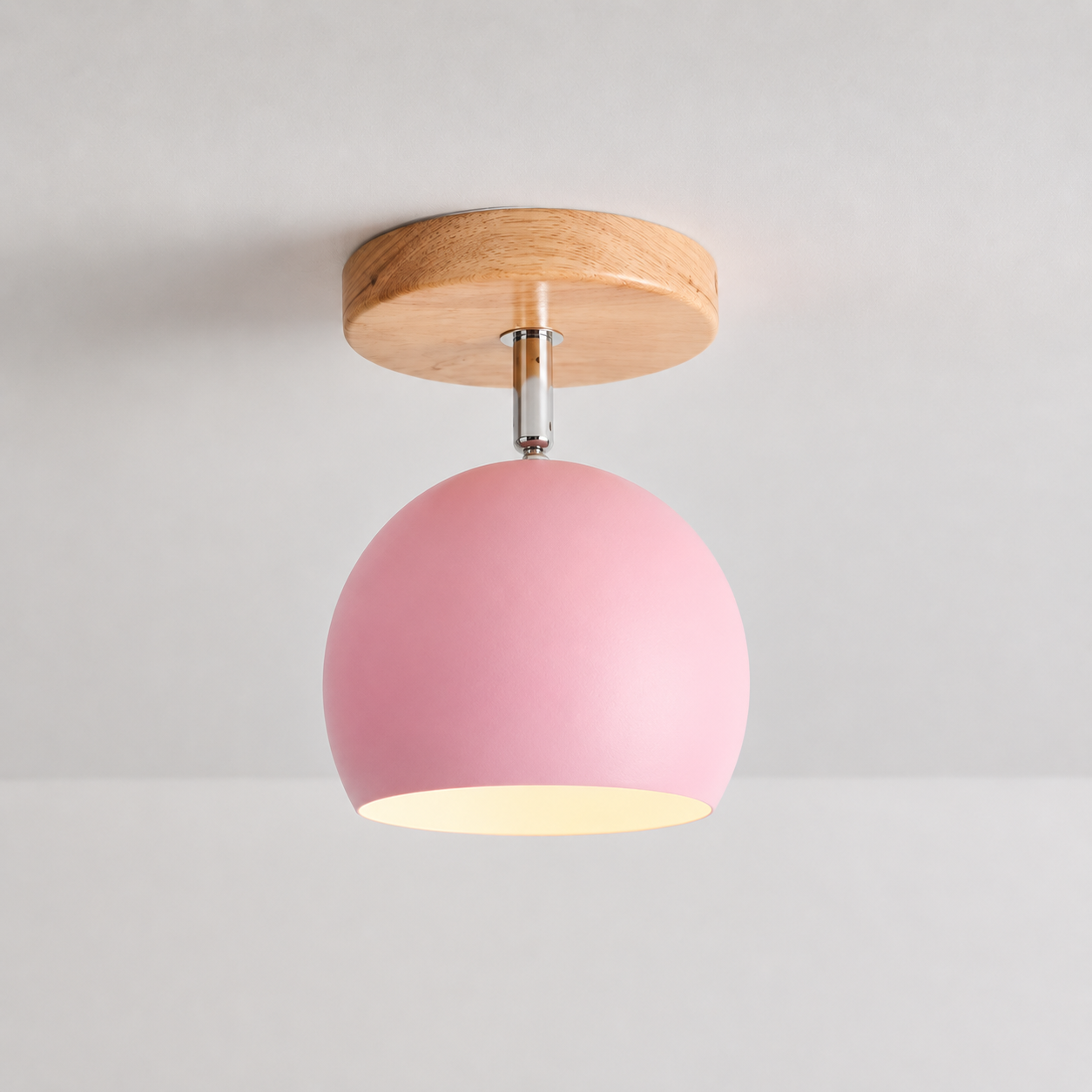 Scandinavian Wood Metal Adjustable LED Wall Light | Lumvorn