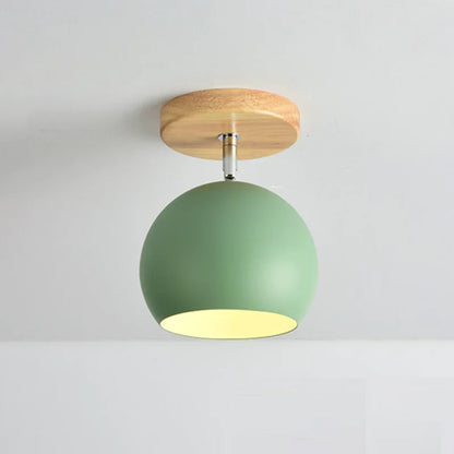 Scandinavian Wood Metal Adjustable LED Wall Light | Lumvorn