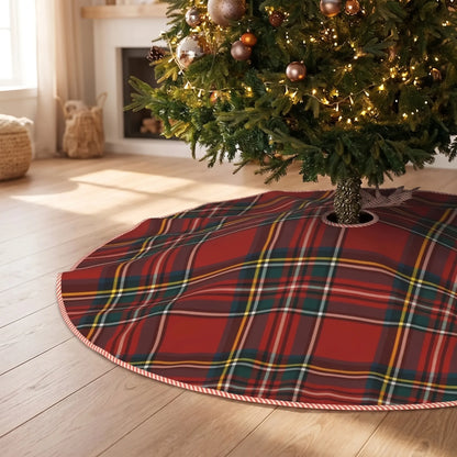 Scottish Plaid Christmas Tree Skirt