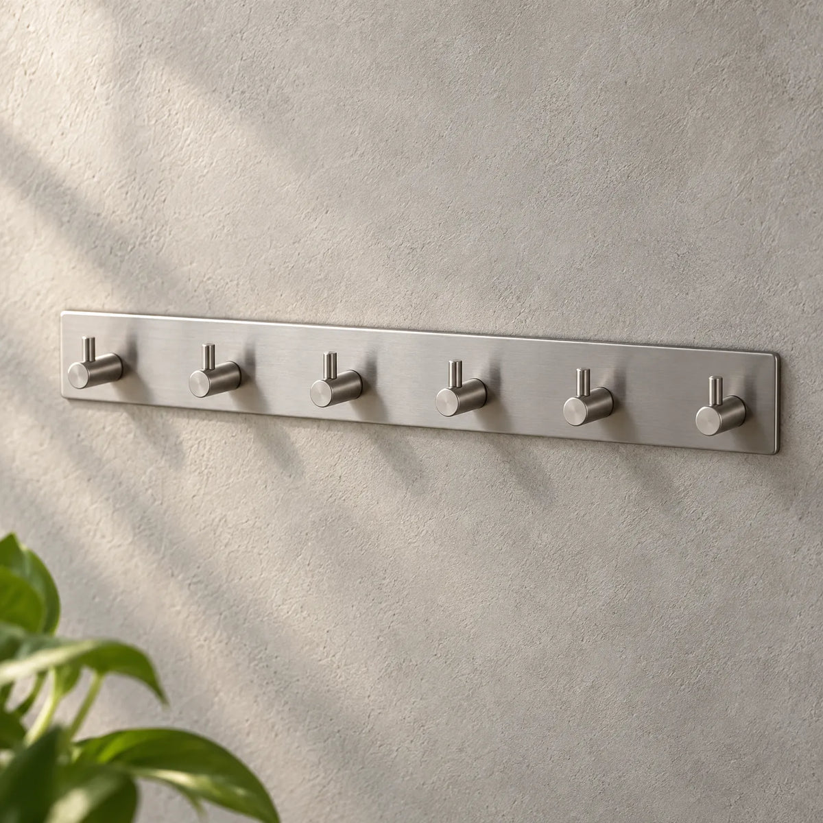 Self Adhesive Wall Hook Rack with Multiple Hooks