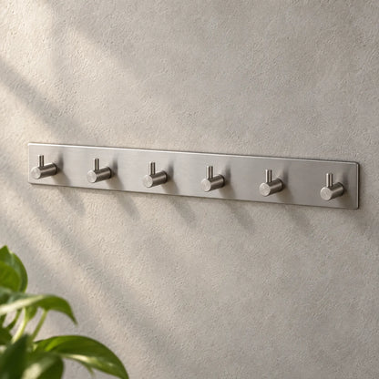 Self Adhesive Wall Hook Rack with Multiple Hooks