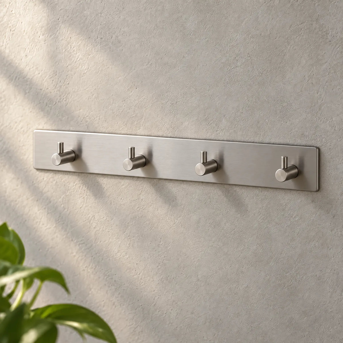 Self Adhesive Wall Hook Rack with Multiple Hooks