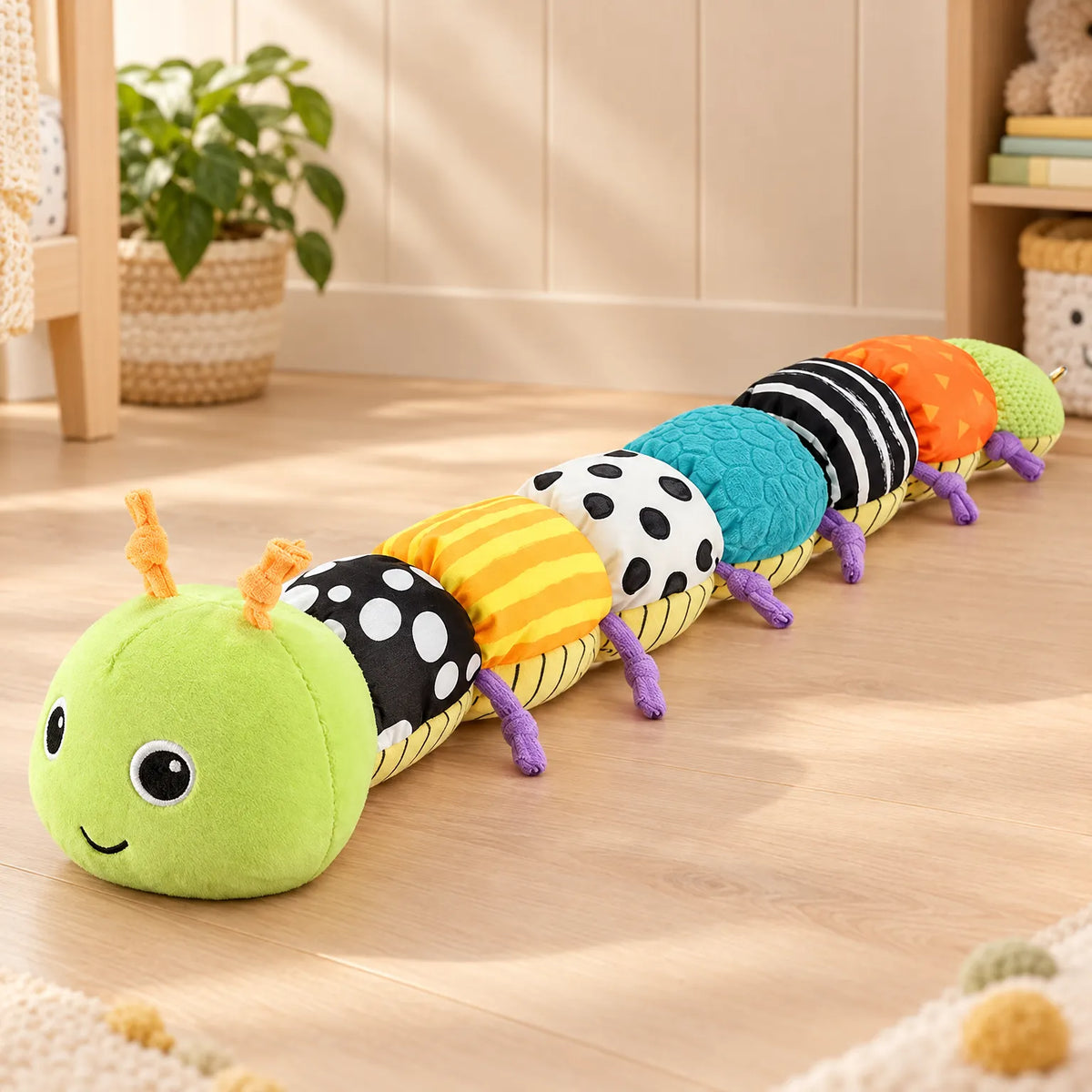 Sensory Animal Toy with Textured Fabric Kids