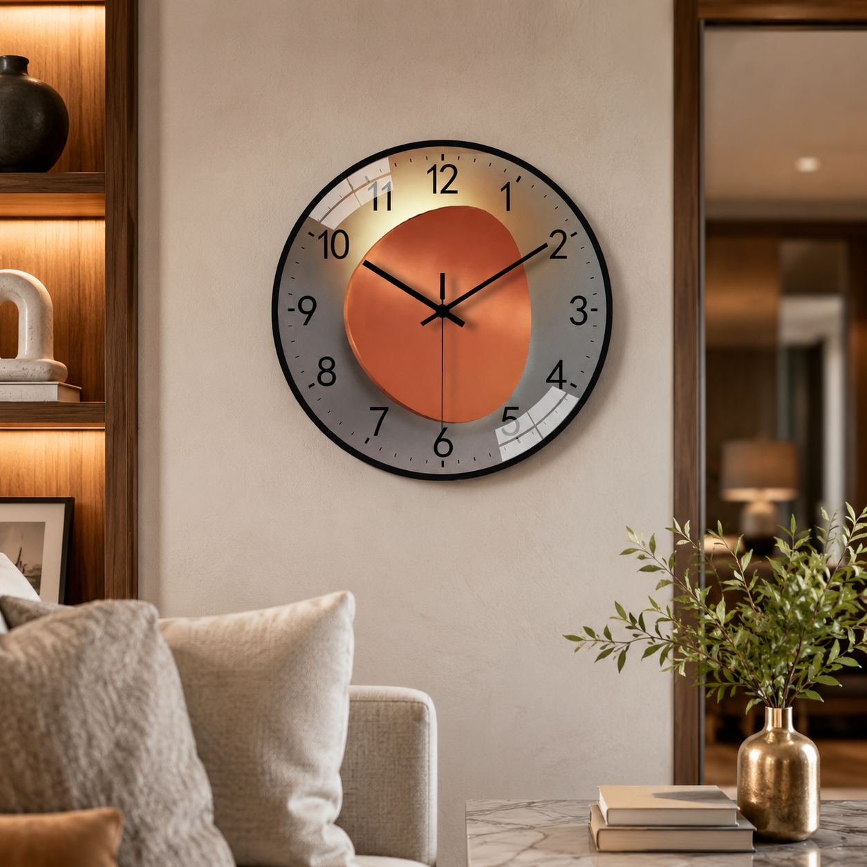 Silent Modern Digital Wall Clock for Any Room | Chronel