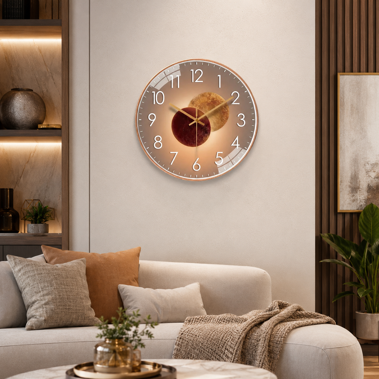 Silent Modern Digital Wall Clock for Any Room | Chronel