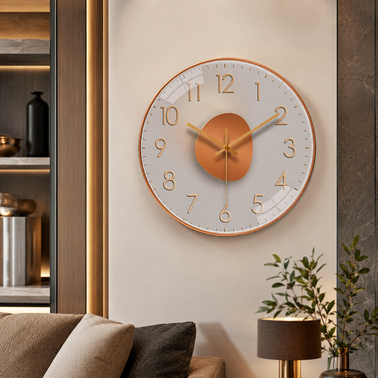 Silent Modern Digital Wall Clock for Any Room | Chronel