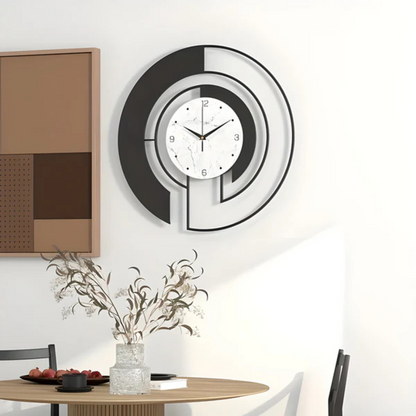 Silent Quartz Minimalist Nordic Metal Wall Clock | Velmont