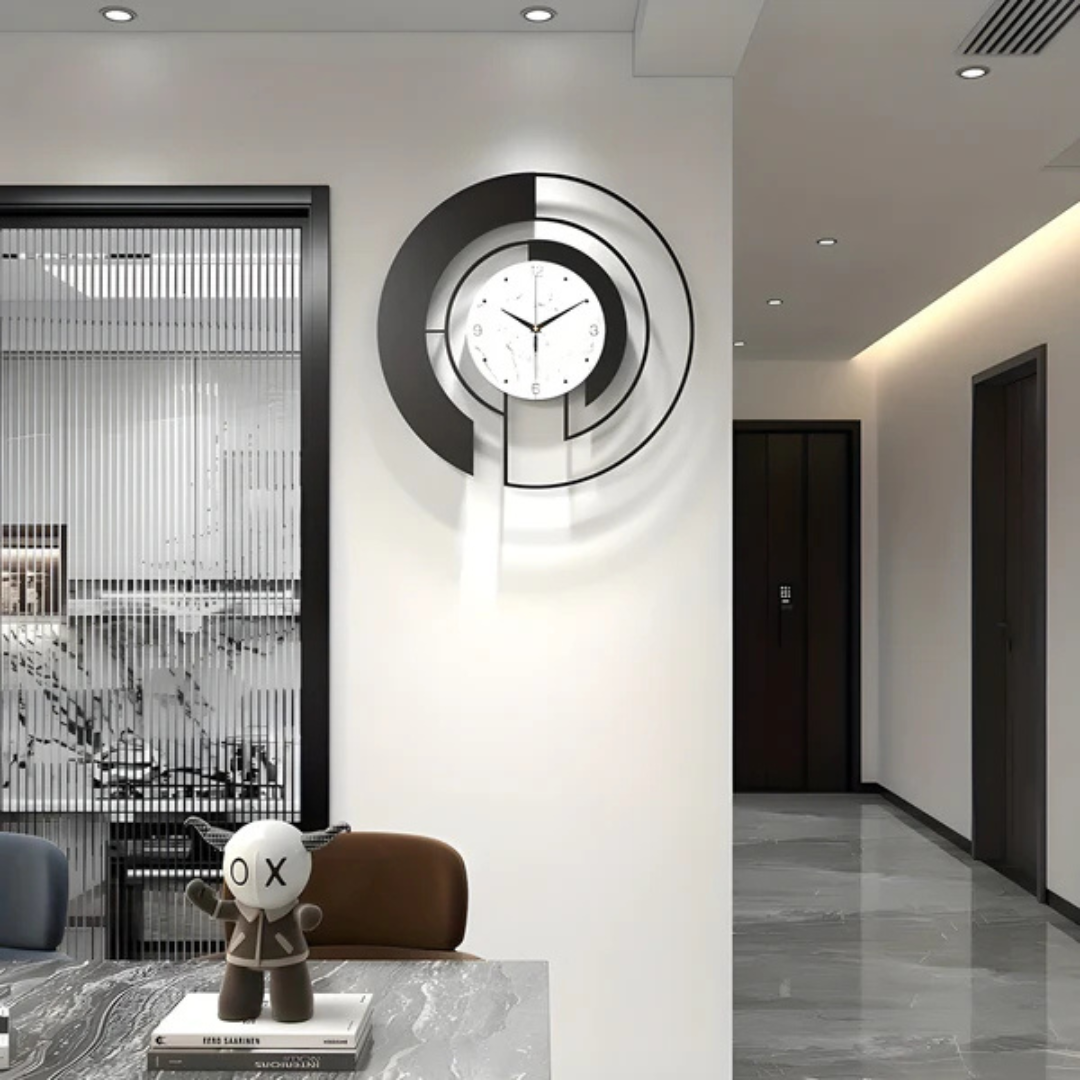 Silent Quartz Minimalist Nordic Metal Wall Clock | Velmont