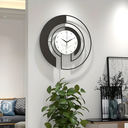 Silent Quartz Minimalist Nordic Metal Wall Clock | Velmont