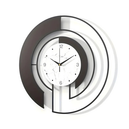 Silent Quartz Minimalist Nordic Metal Wall Clock | Velmont