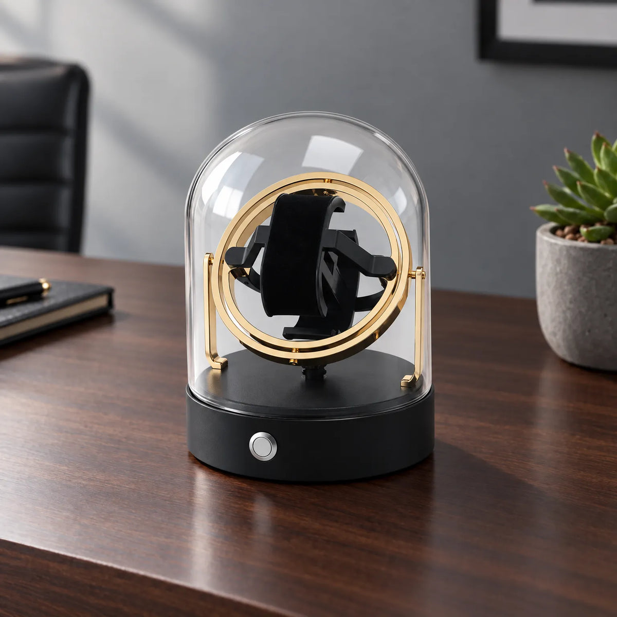 Single Watch Winder With Dome