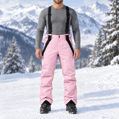 Ski Snow Pants With Suspenders