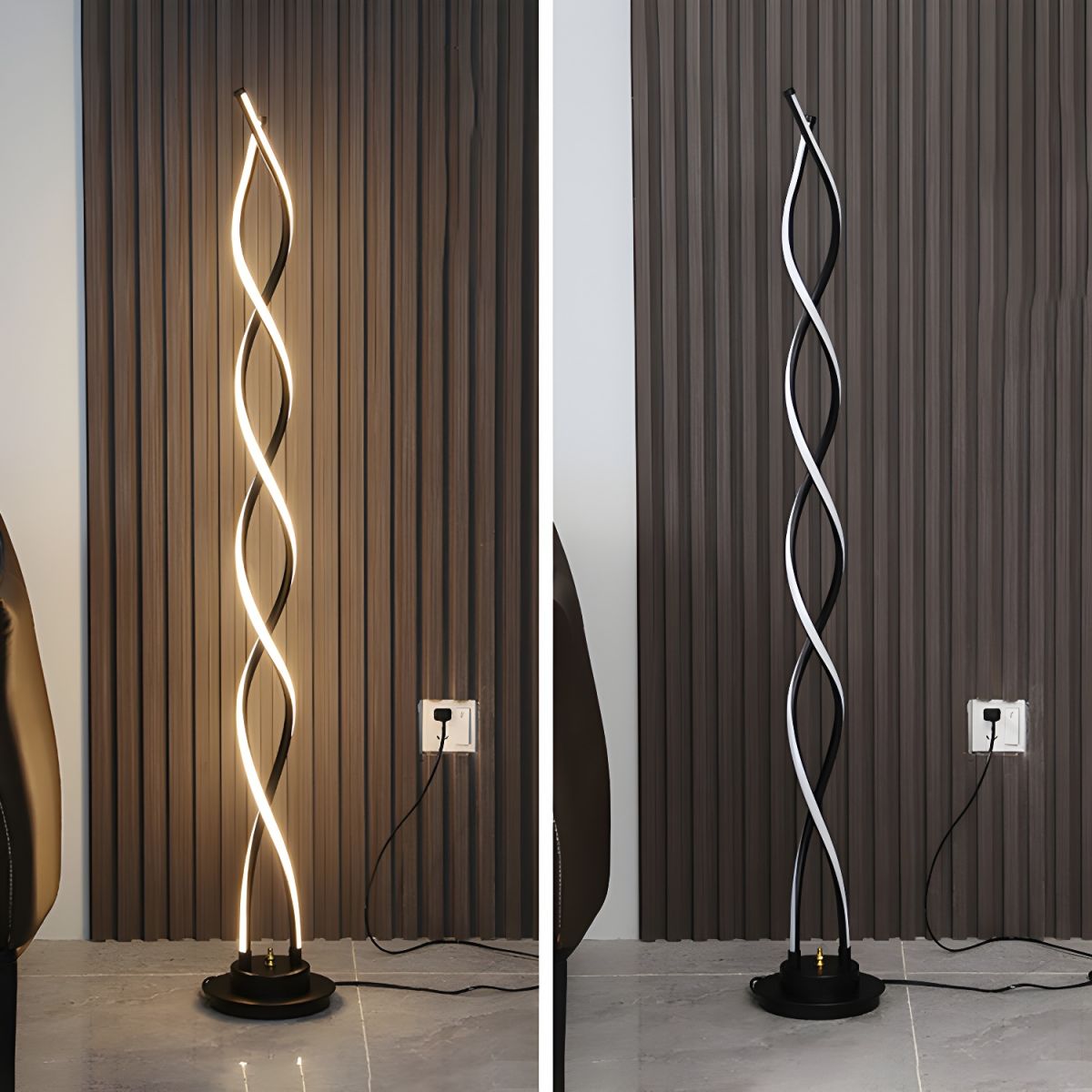 Sleek Metal Linear Floor Lamp for Modern Spaces | Felrixo