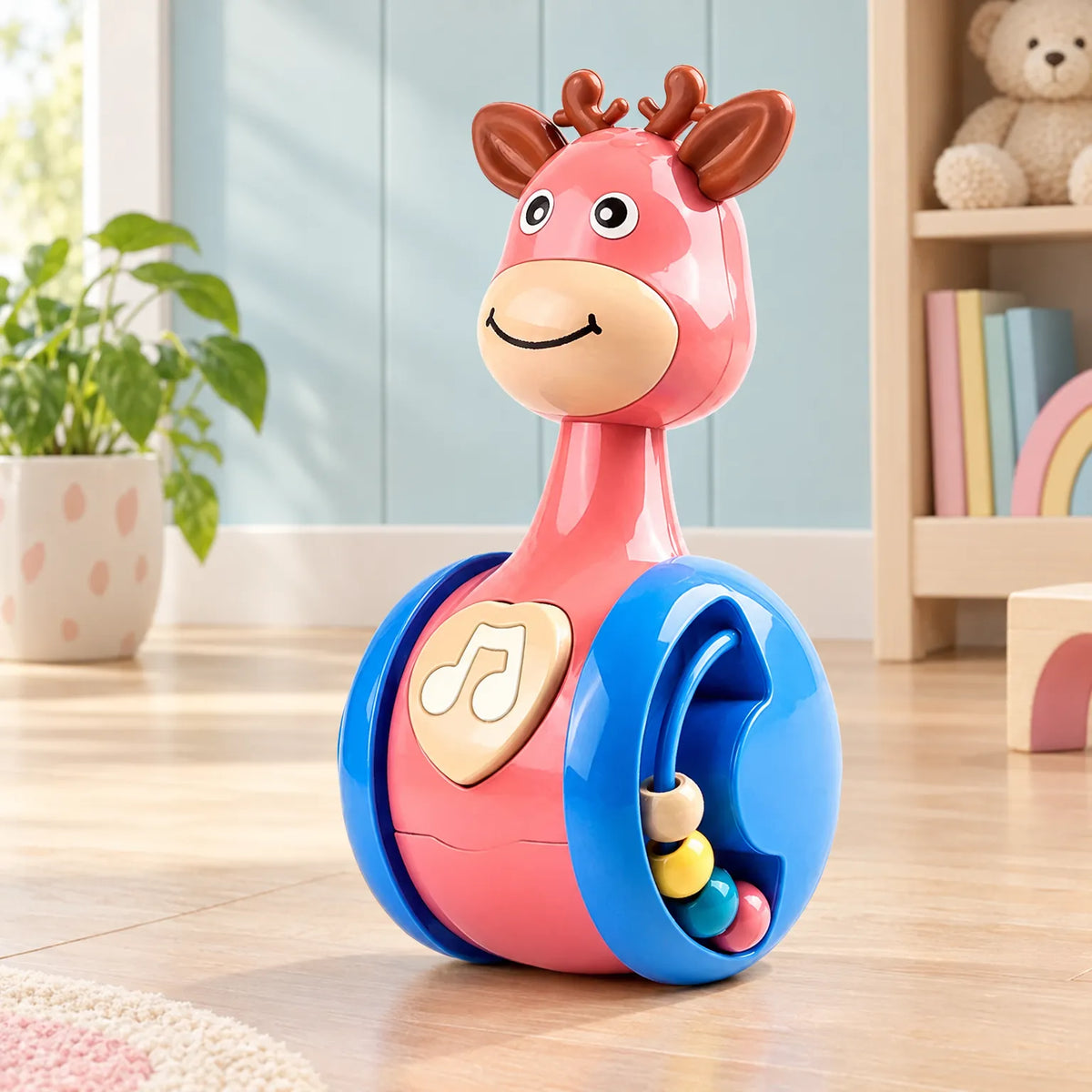 Sliding Deer Tumbler Baby Toy