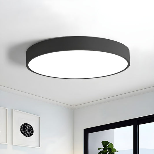 Slim Nordic LED Flush Mount Ceiling Light | Lumino