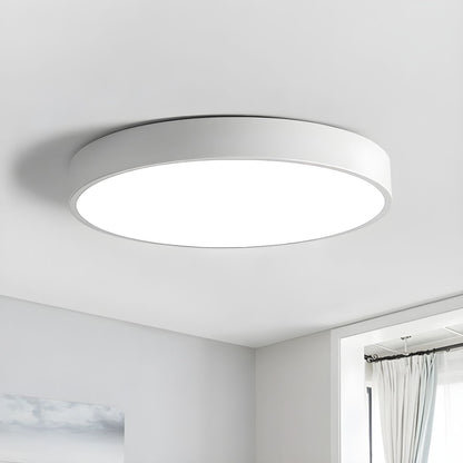 Slim Nordic LED Flush Mount Ceiling Light | Lumino
