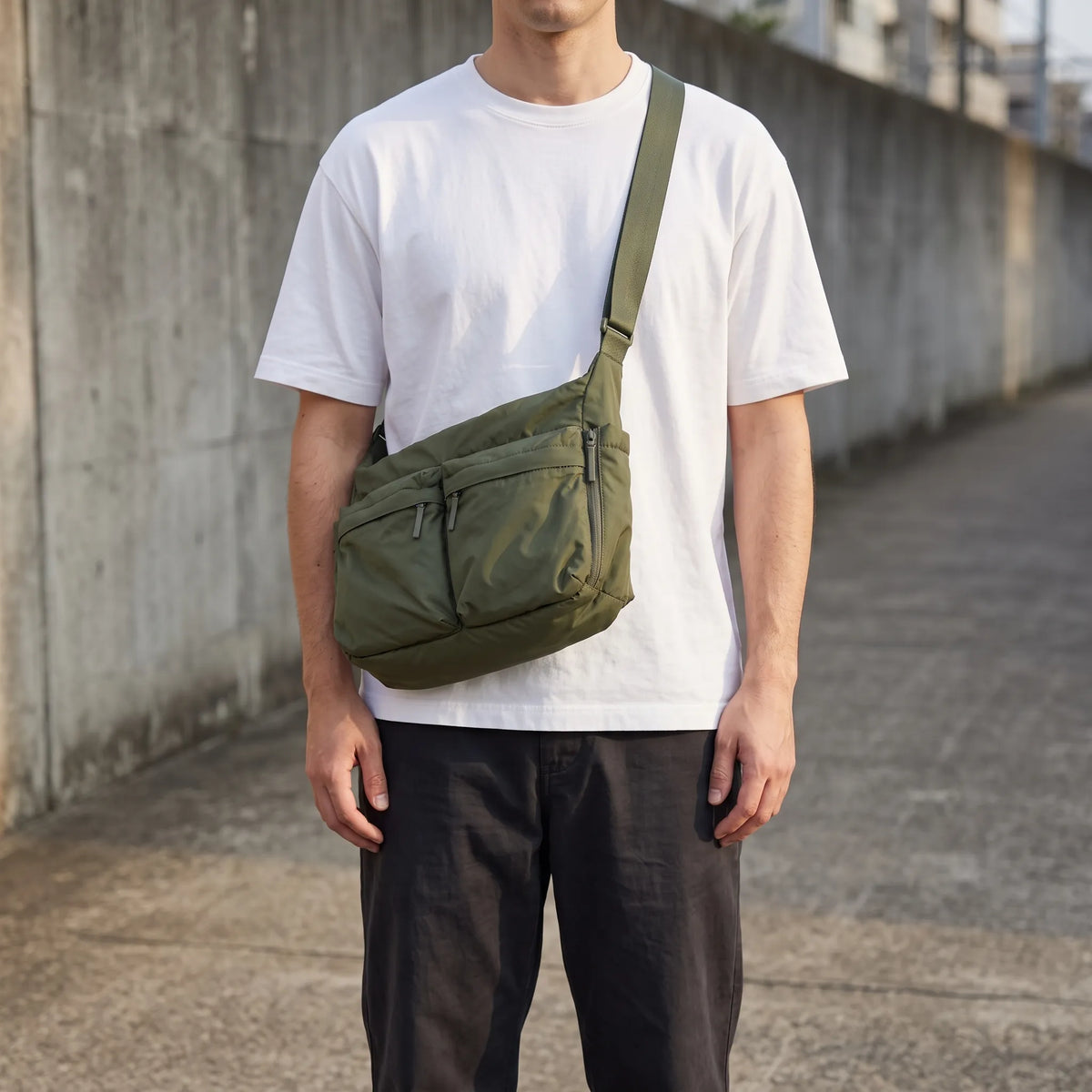 Slouchy Casual Shoulder Messenger Bag