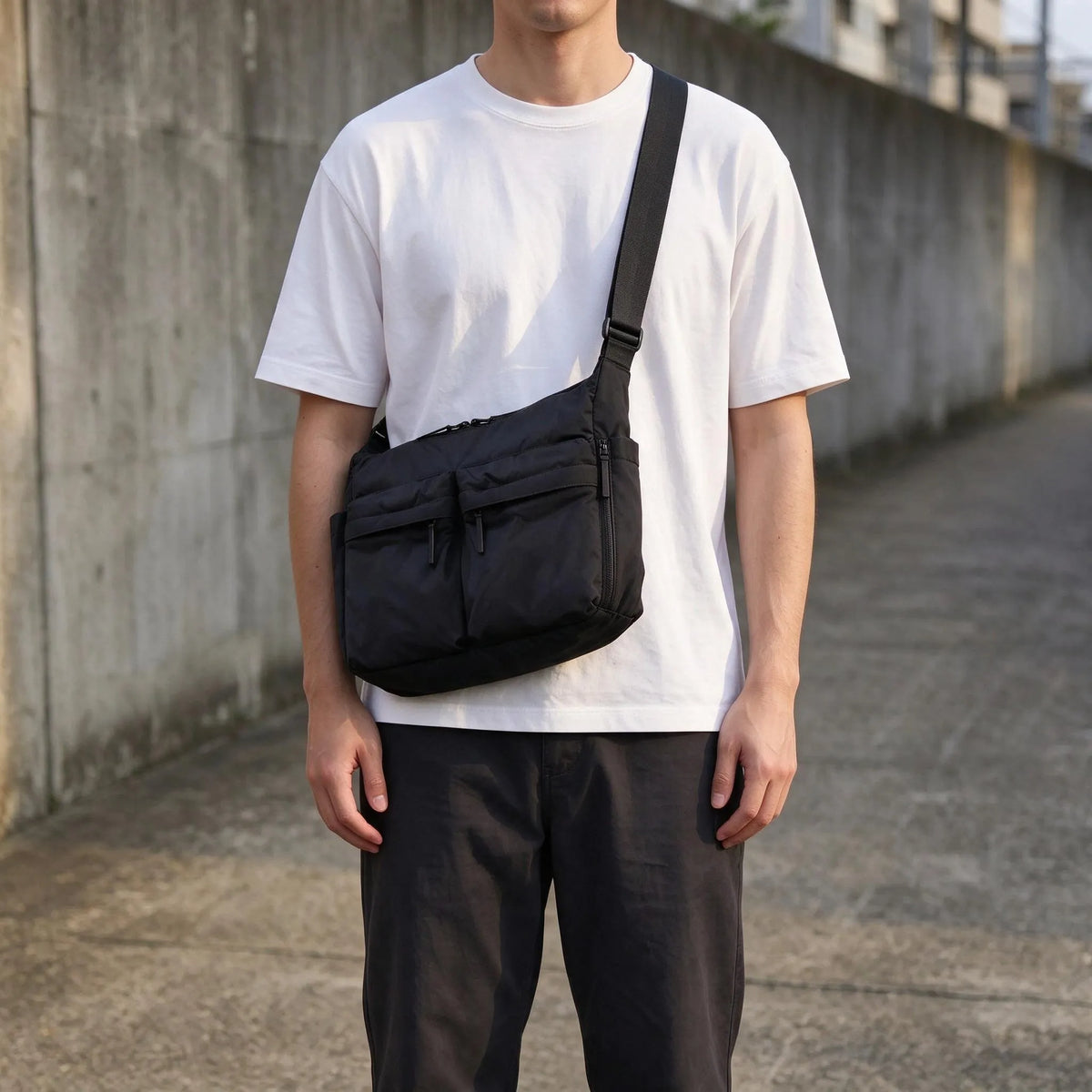 Slouchy Casual Shoulder Messenger Bag