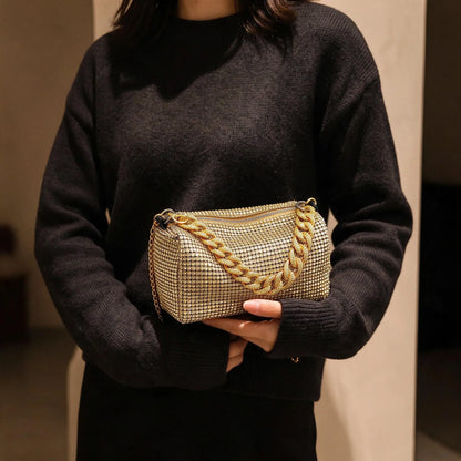 Small Pillow Evening Bucket Bag