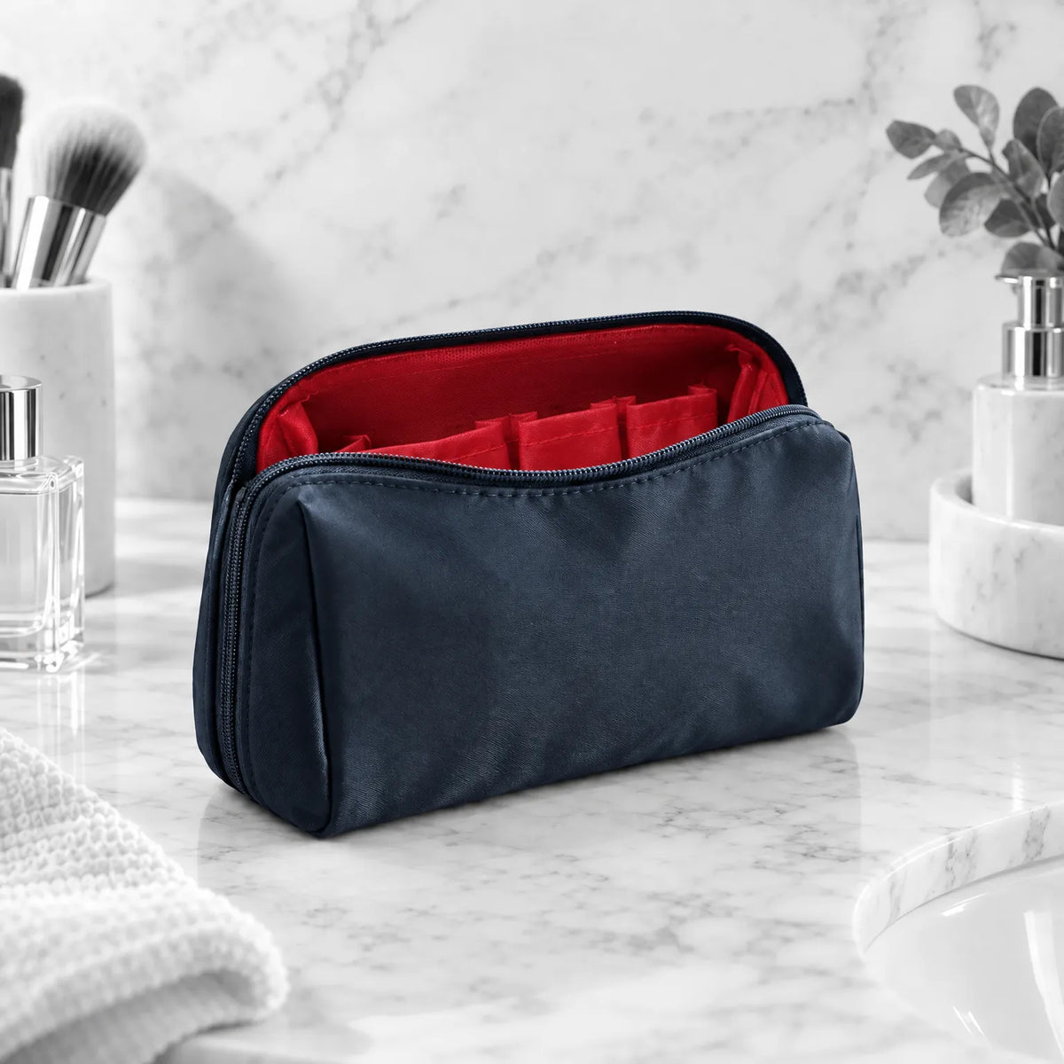Small Zippered Daily Cosmetic Bag