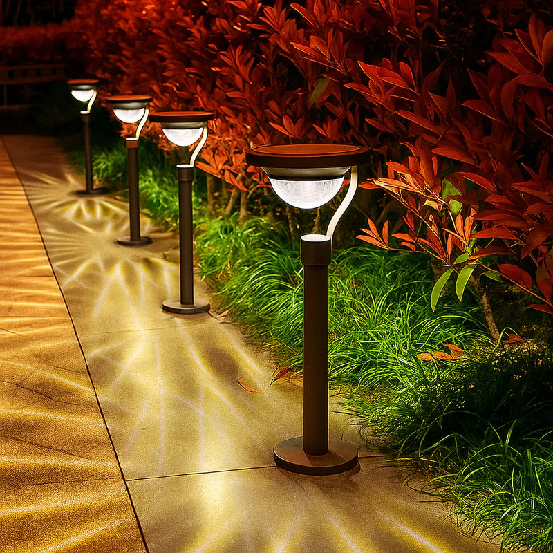 Solar Decorative Pattern Path Light Outdoor LED | Jerqis