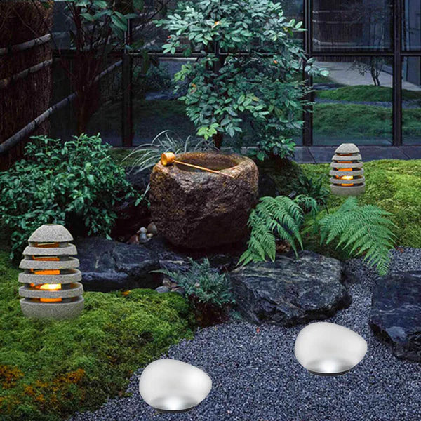 Solar Frosted Globe Outdoor Ground Light | Xelnora